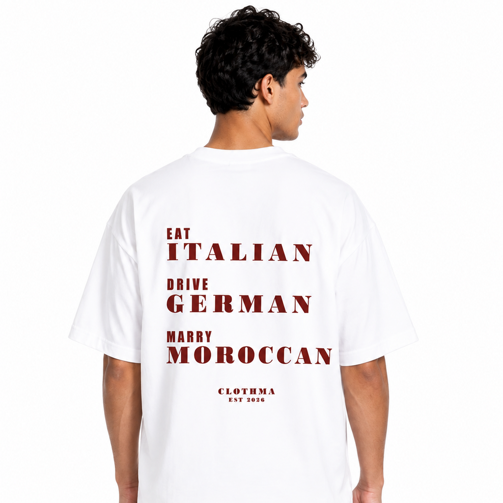 Eat Italian Drive German Marry Moroccan